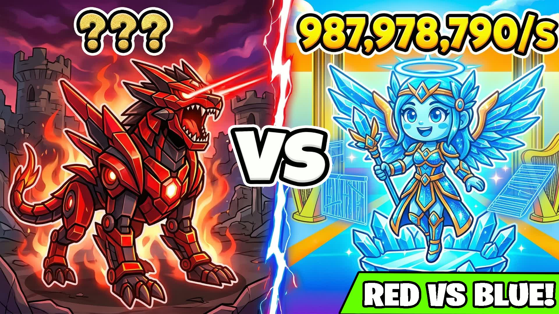 GOATEDブレインロット 赤vs青🔴🔵