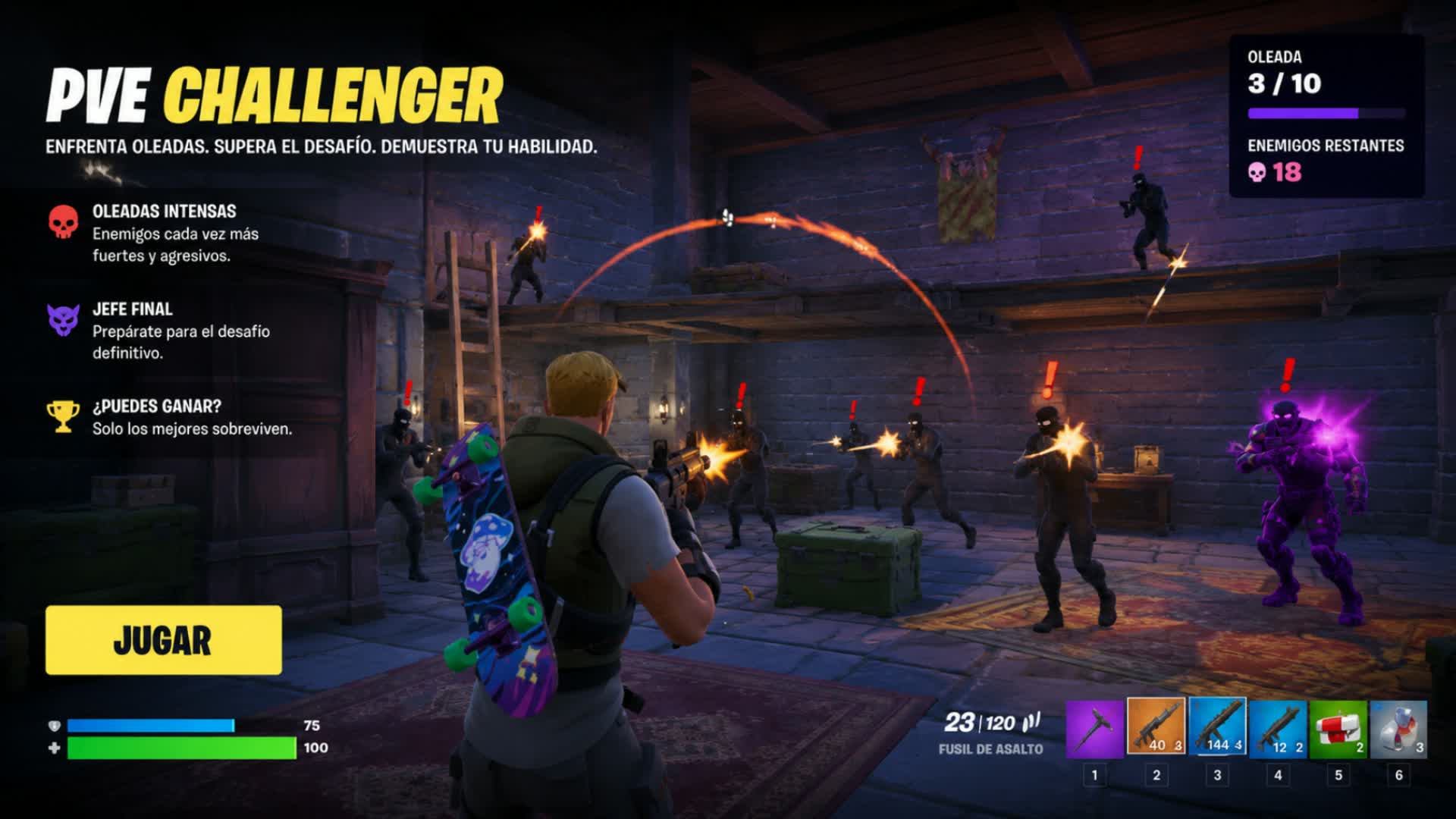PvE Challenge with guards