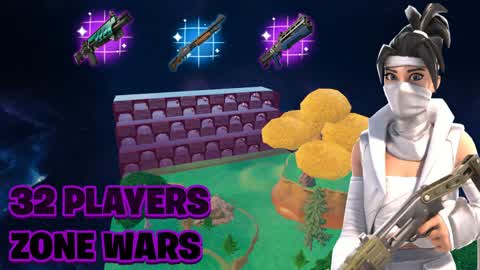 32 Players Zone Wars! [D1NCEX]
