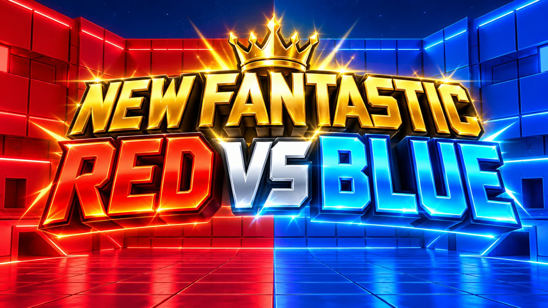 NEW FANTASTIC RED VS BLUE RVB π΄π΅, Fortnite island 6012-1154-5401 by domperignon23