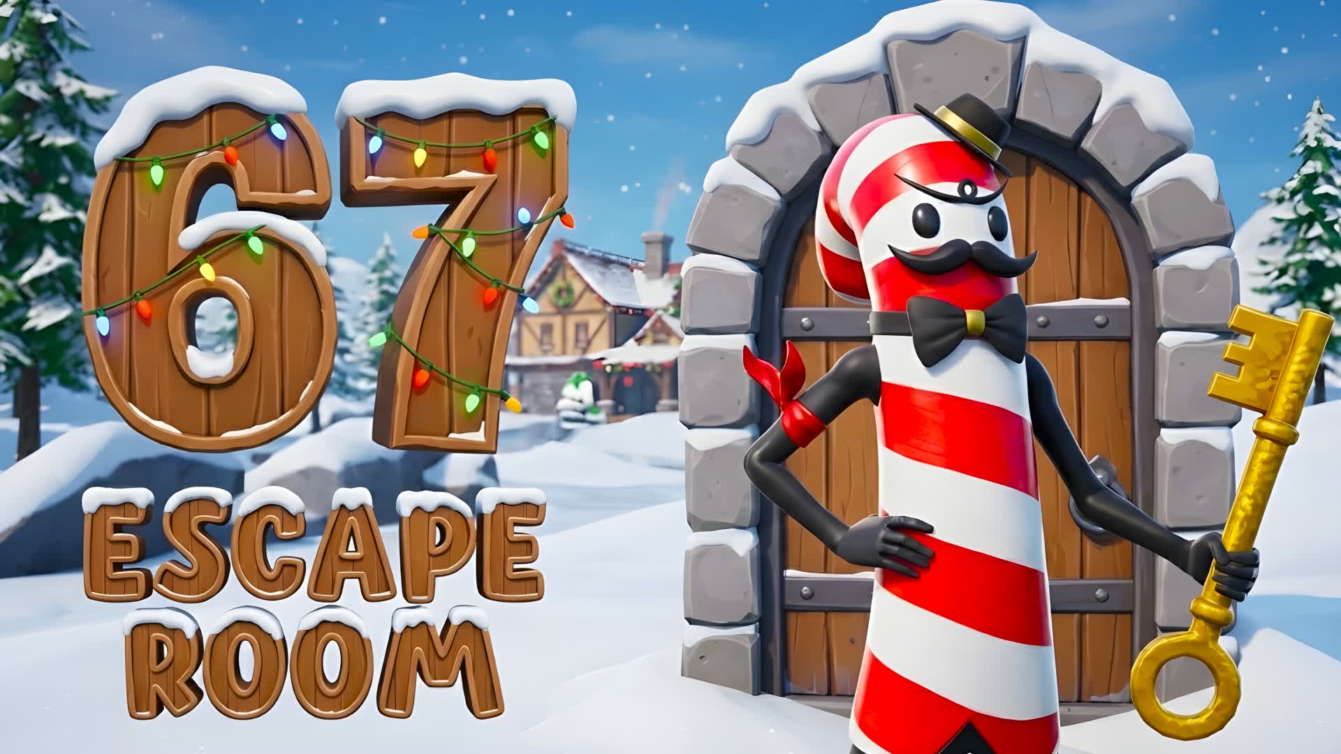 XMAS ESCAPE ROOM🎄FALL GUYS