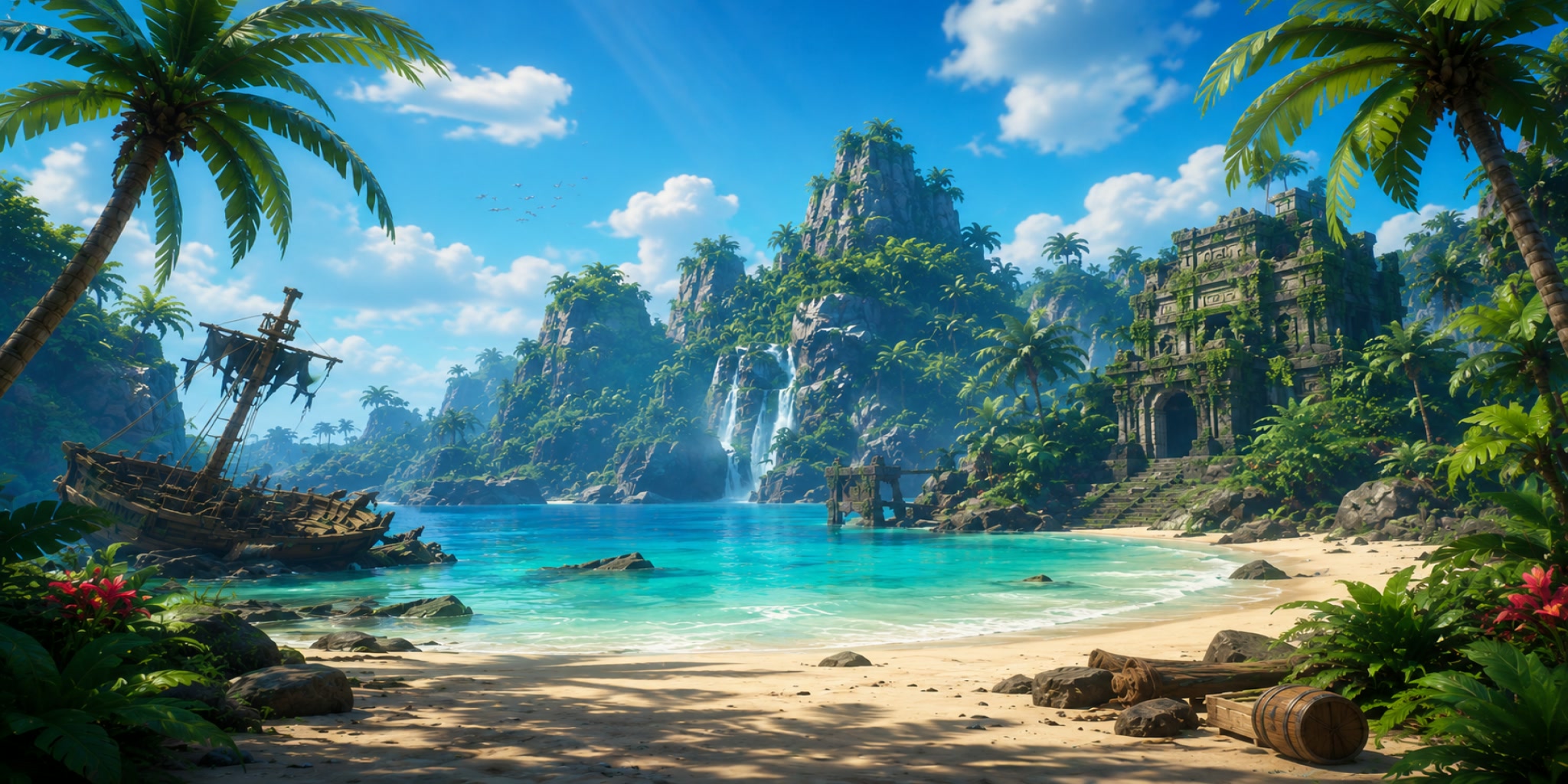 Tropical Escape ! [ROGUELIKE]