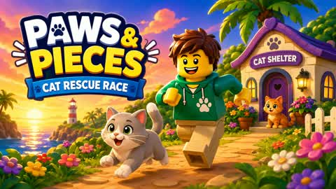 Paws & Pieces: Cat Rescue Race