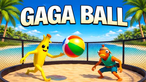 GAGA BALL 🏝️ BEACH Fun Party Mode Arena