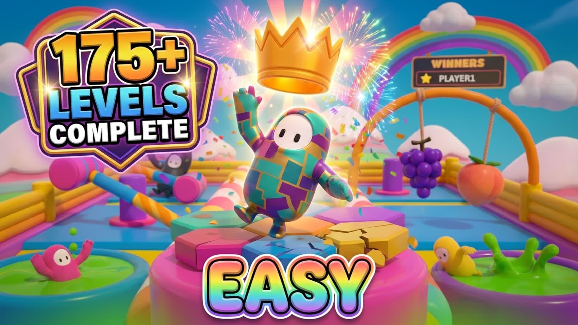 ⭐Epic Fall Guys Obby 2⭐