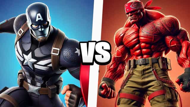 🔴CAPTAIN VS REDHULK🔵