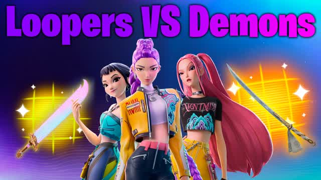 💃 LOOPERS VS DEMONS 👹👺 - MELEE