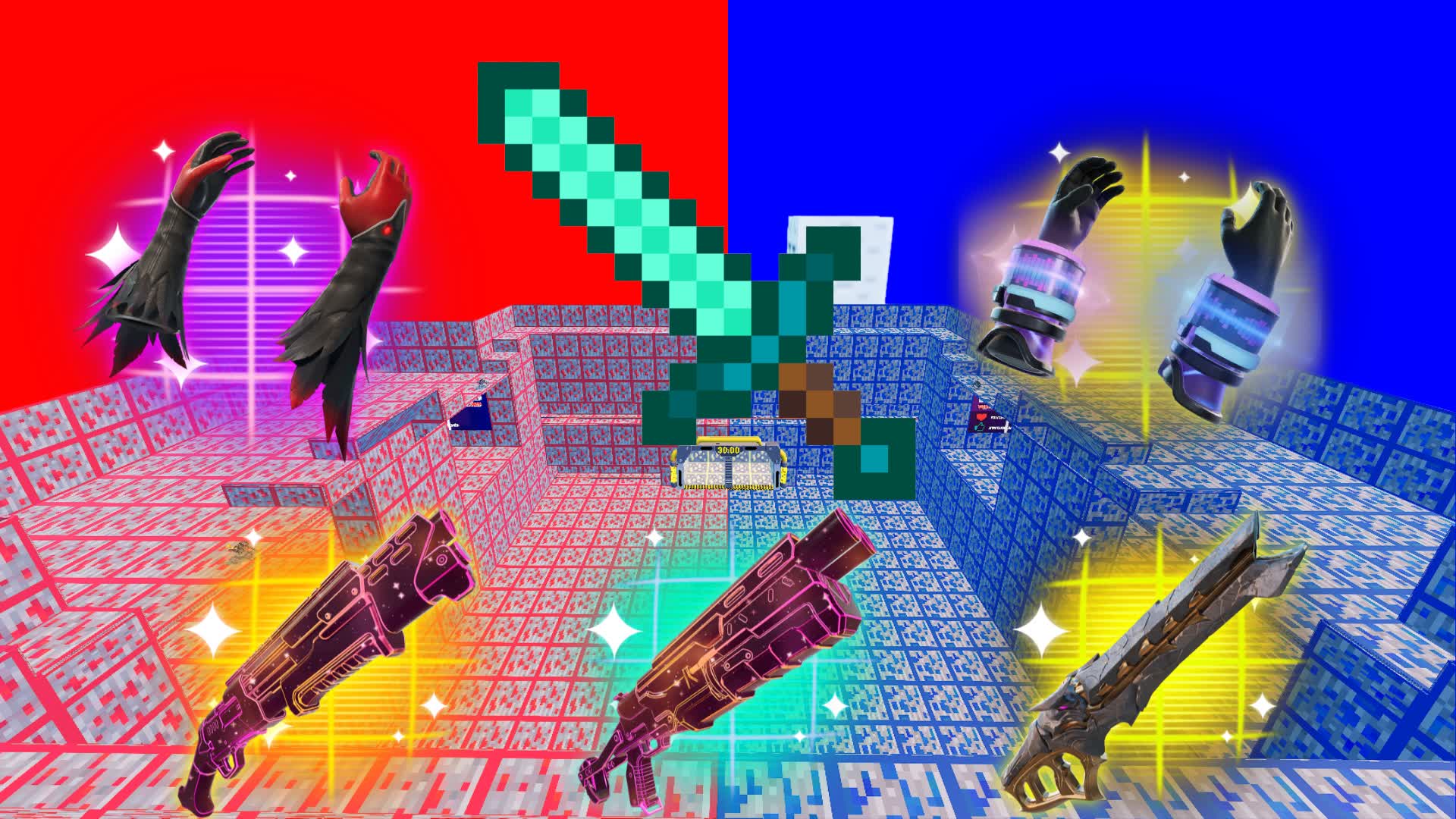 MINECRAFT RED VS BLUE🔴🔵