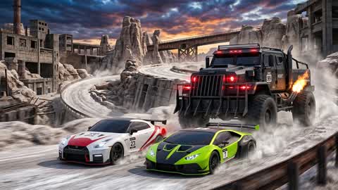 Escape the Juggernaut! 🚛💨