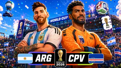 ARGENTINA vs CABO VERDE VOZINHA VS MESSI