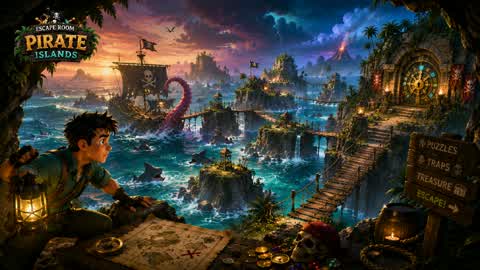 ESCAPE ROOM: Pirate Islands 🦈🌴