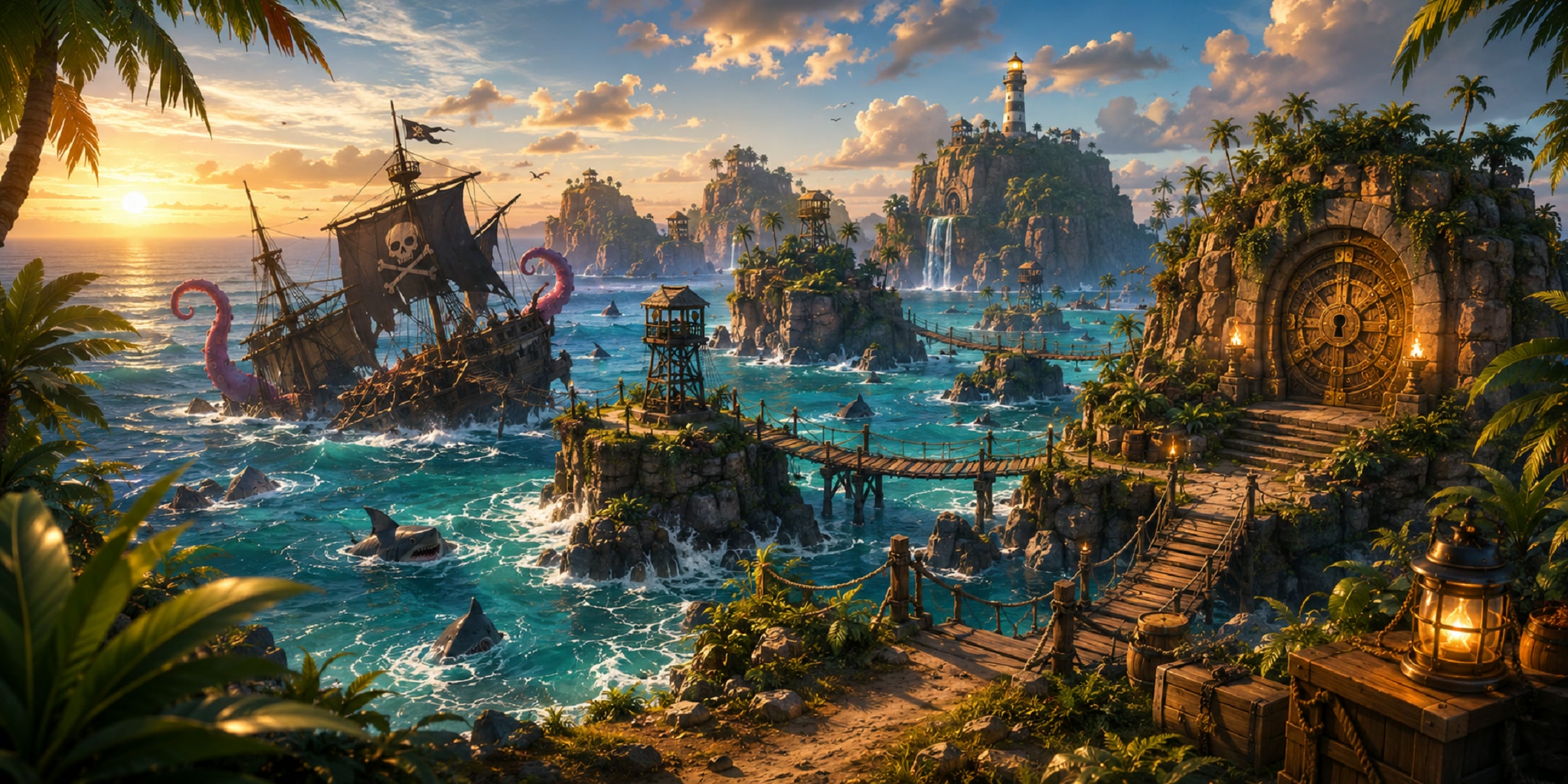 ESCAPE ROOM: Pirate Islands 🦈🌴