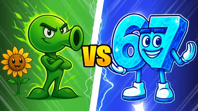 PLANTS VS BRAINROTS🌻RED VS BLUE🔴🔵