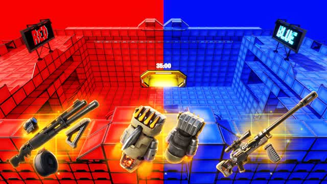 ZERO BUILDING RED VS BLUE 🔴🔵