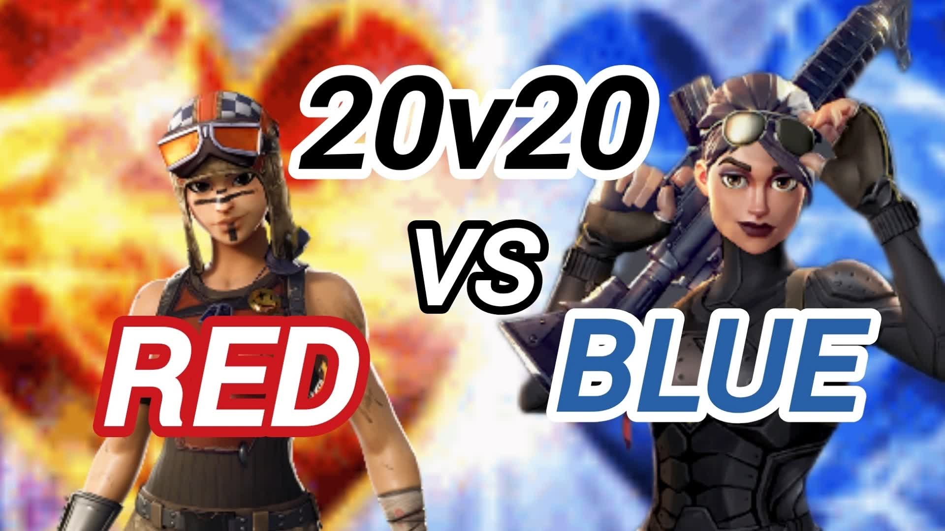 MEGA Red vs Blue 20v20