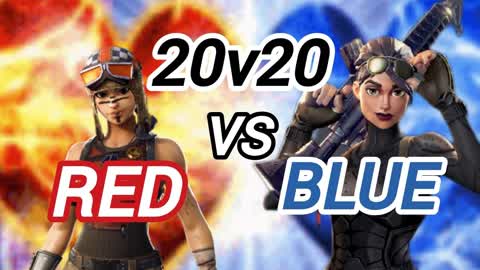 MEGA Red vs Blue 20v20