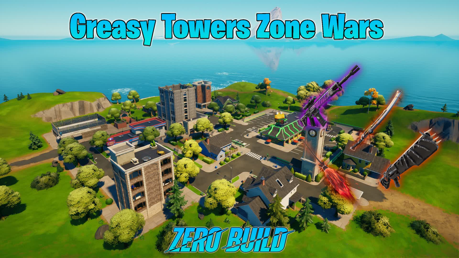 Greasy Towers Zero Build Zone Wars 605896271856 by spectralgamer345