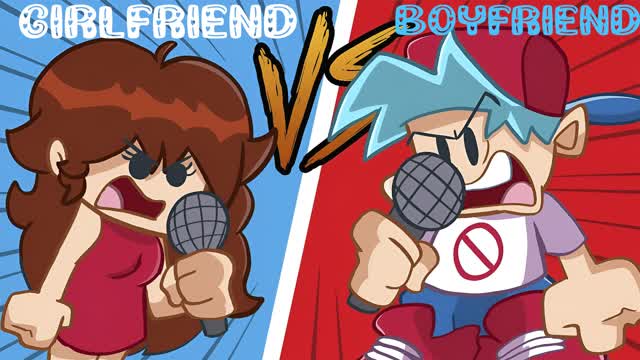 BOYFRIEND RED vs BLUE GIRLFRIEND - CRAZY