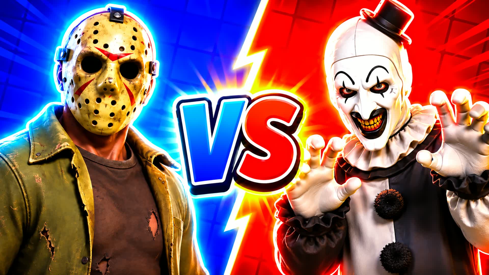 🔴 RED VS BLUE 🤡 JASON VS CLOWN 🔪