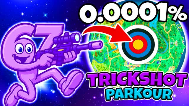 ⭐️ULTIMATE FUN TRICK SHOT PARKOUR🎯EASY