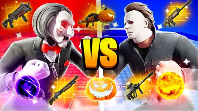 CRAZY RED VS BLUE HORROR 🎃