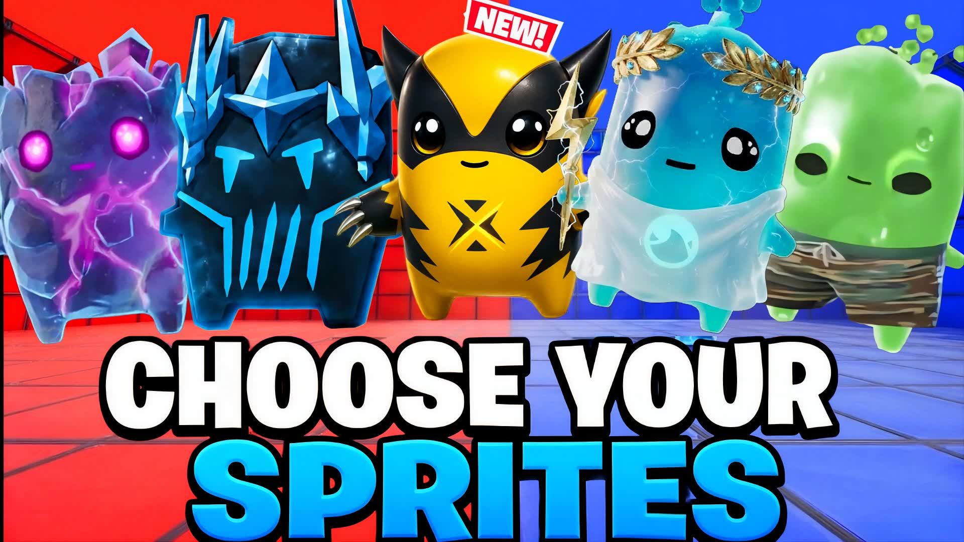 CHOOSE YOUR SPRITES! (TEAM BATTLE) 🔴🔵