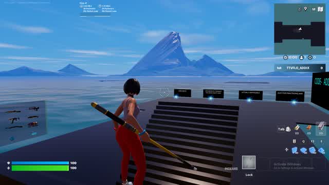 1V1 MAP WITH aim training