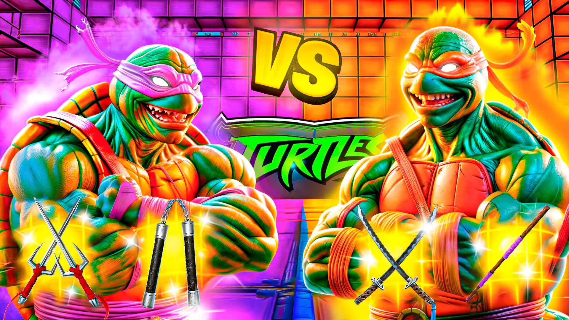 🍕 MIKE VS DONA 🟠 ORANGE VS PURPLE 🟣