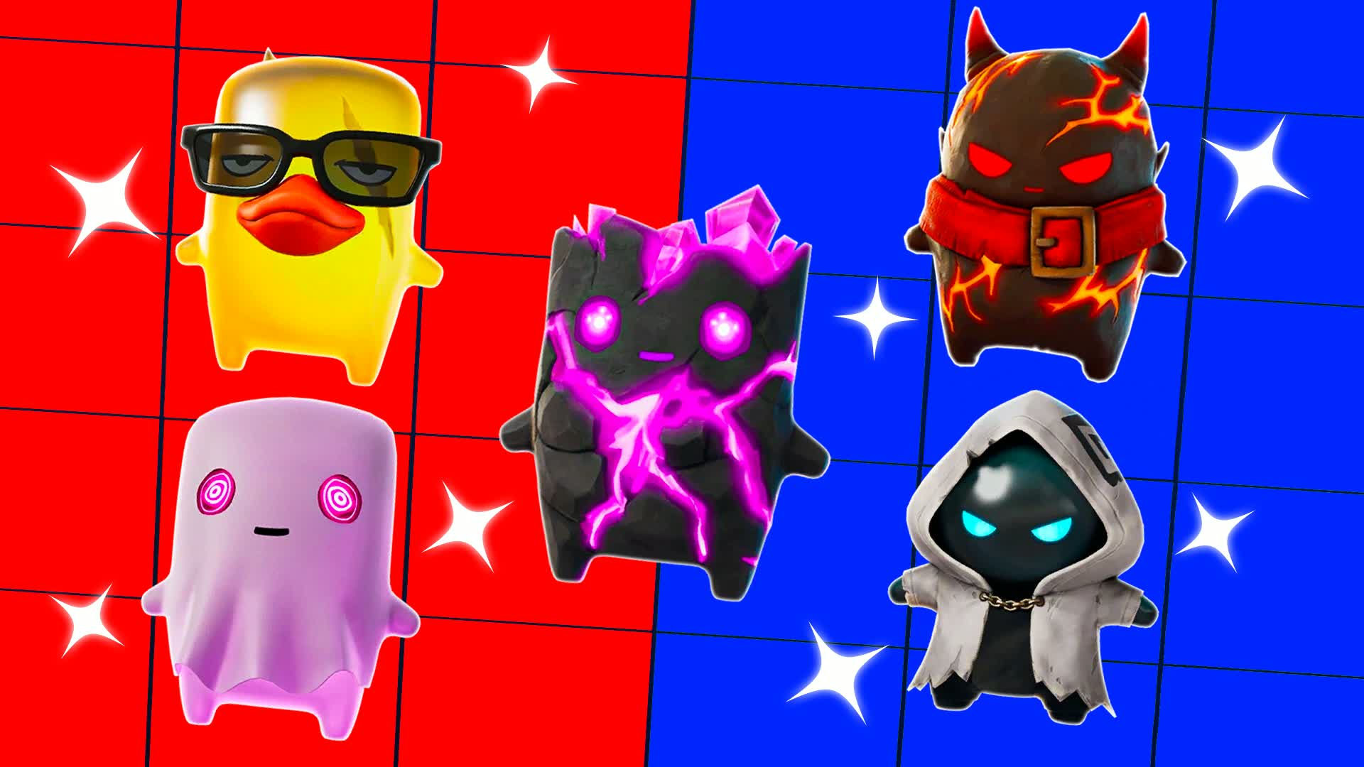 SUPER RED VS BLUE 🔴🔵 ROMPO TODO