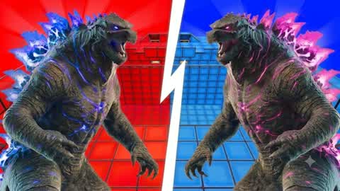 GODZILLA RED VS BLUE🔴🔵