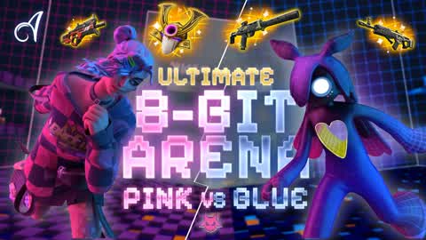 ULTIMATE 8-Bit Arena - Pink VS Blue 👾