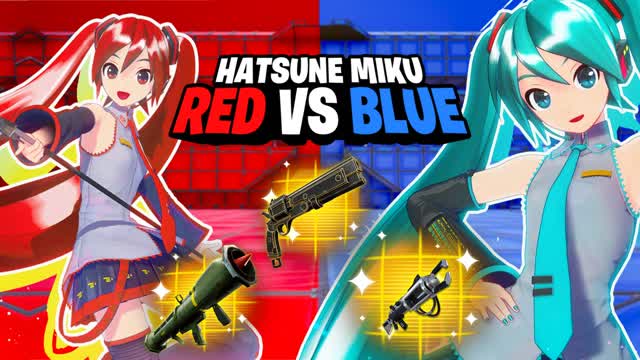 HATSUNE MIKU 🔴 RED VS BLUE 🔵