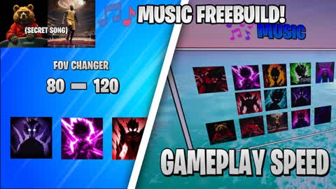 🎶✨MUSIC FREEBUILDS 🎖️{FOV/GAMESPEED}