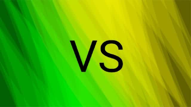 Yellow vs green