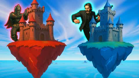 SKY FIGHT ☁️ RED VS BLUE 🔴🔵