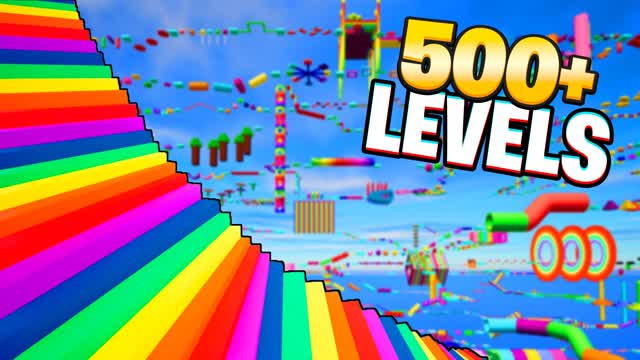 500 LEVEL OBBY PARKOUR🌈
