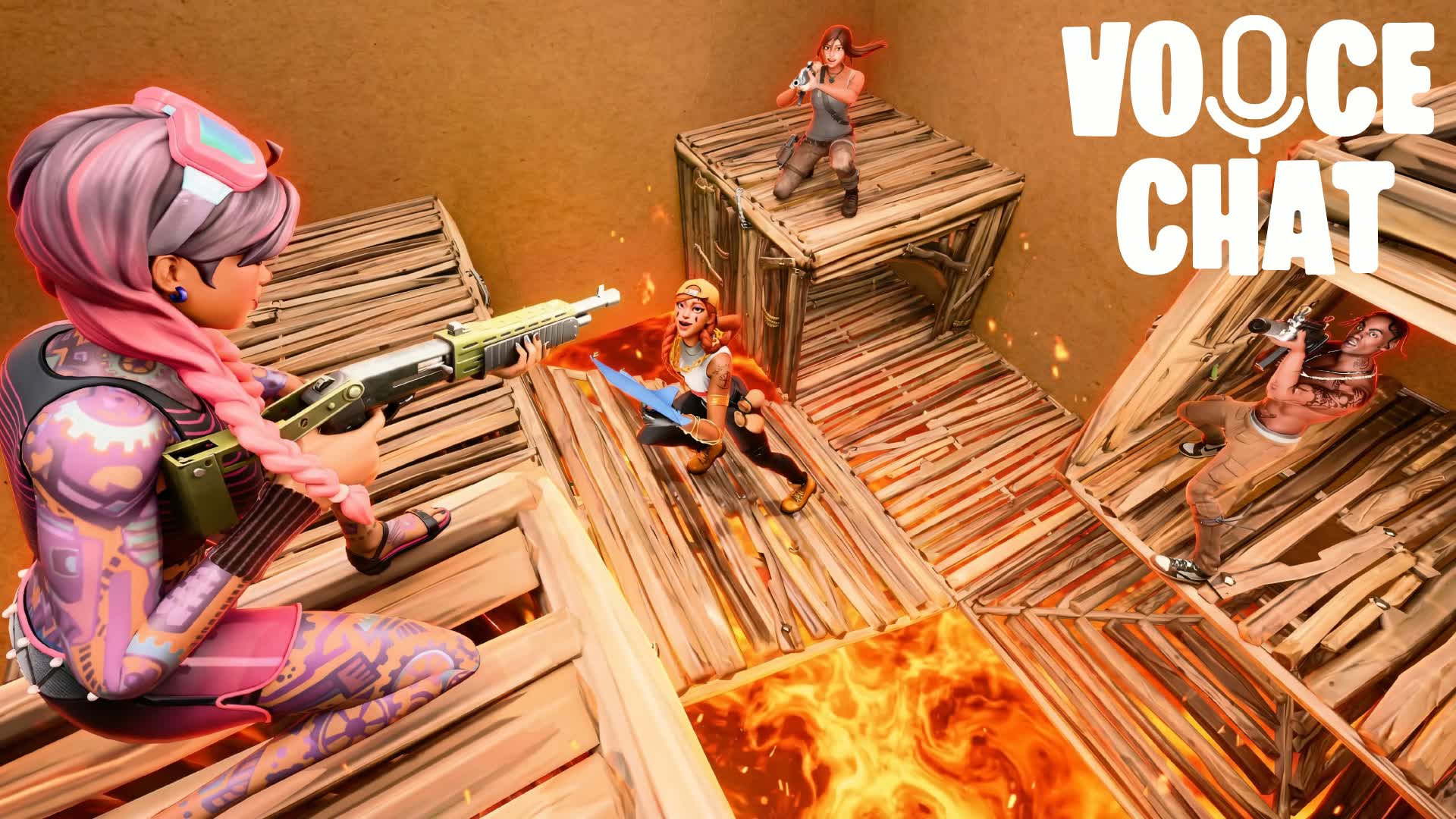 BOX IS LAVA: 1V1V1