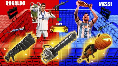 💥 XTREME RED vs BLUE - MESSI vs RONALDO