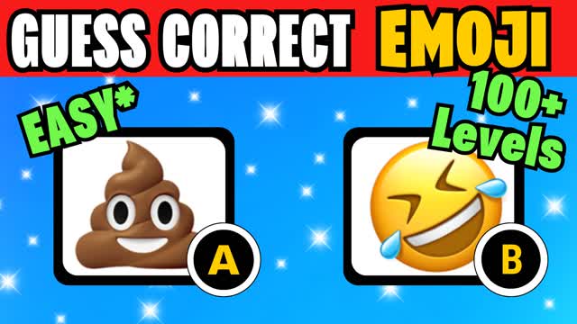 GUESS THE EMOJI 🤔 EASY PARKOUR