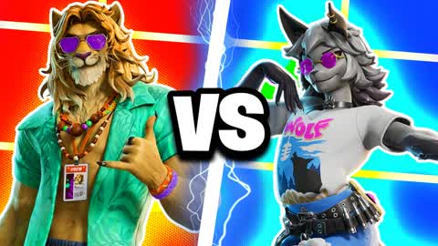 CRAZY WOLFS RED VS BLUE 🔴 🔵