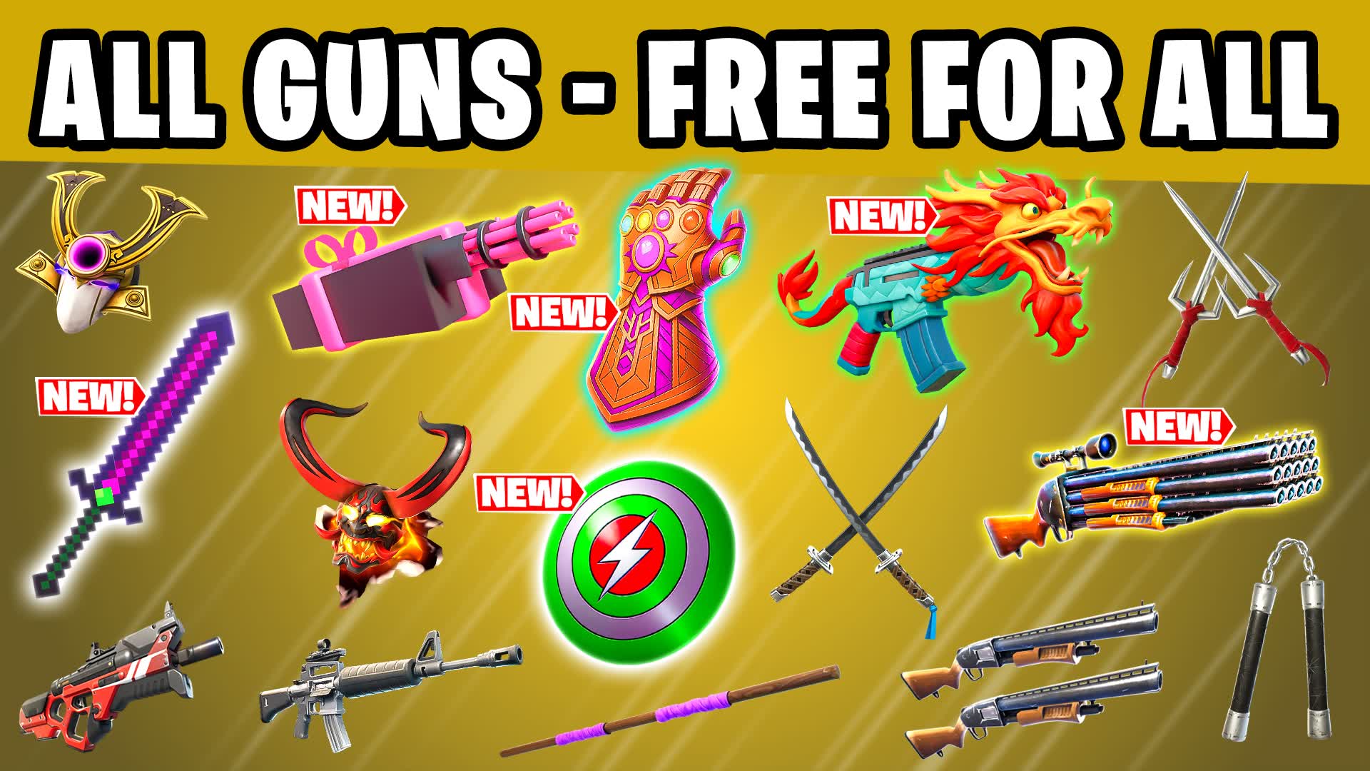 TMNT⭐ ALL GUNS - FREE FOR ALL