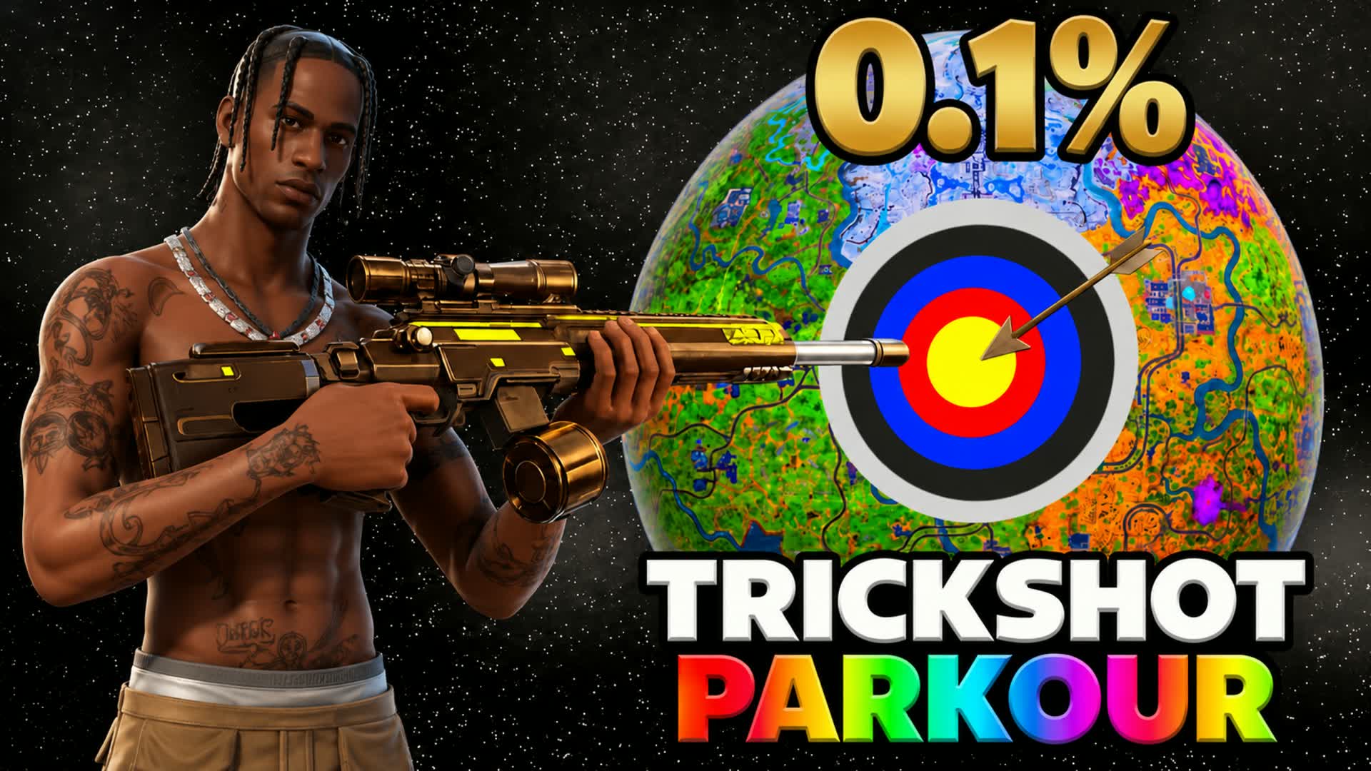 FINAL TRICKSHOT PARKOUR🎯(125+ LEVELS)
