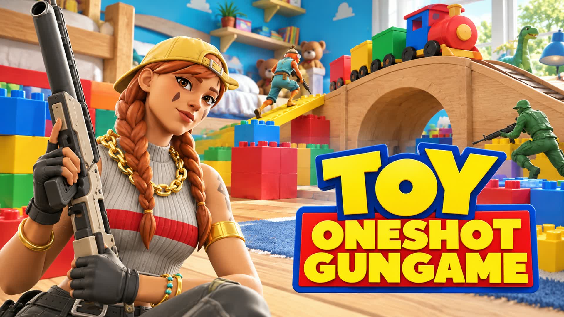 ✈️ TOY GUN GAME BATTLE 🚗 FFA ONESHOT 🧸
