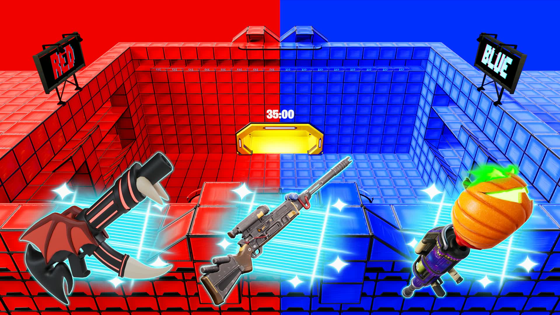 クレイジーな レッド vs ブルー 🔴🔵