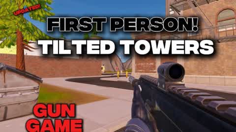 ⭐️GUN GAME FIRST PERSON - TILTEDTOWERS🎯