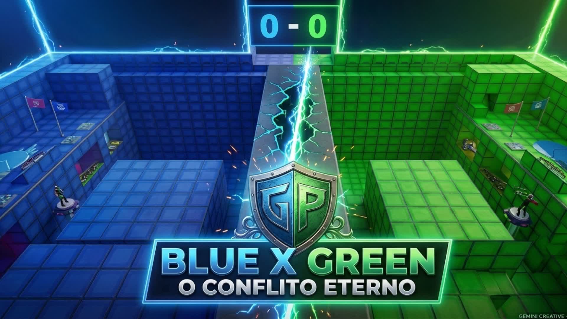 MEGA BLUE VS GREEN