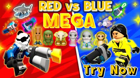 🔴🔵💥Mega Red Vs Blue Super Fun💥🔵🔴