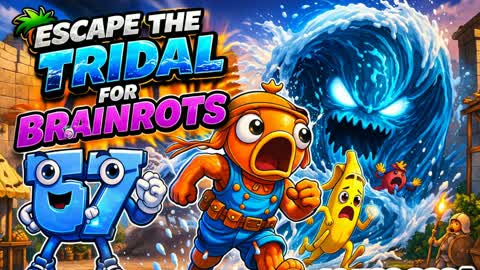 🌊 ESCAPE THE TRIDALS FOR BRAINROT 🌊