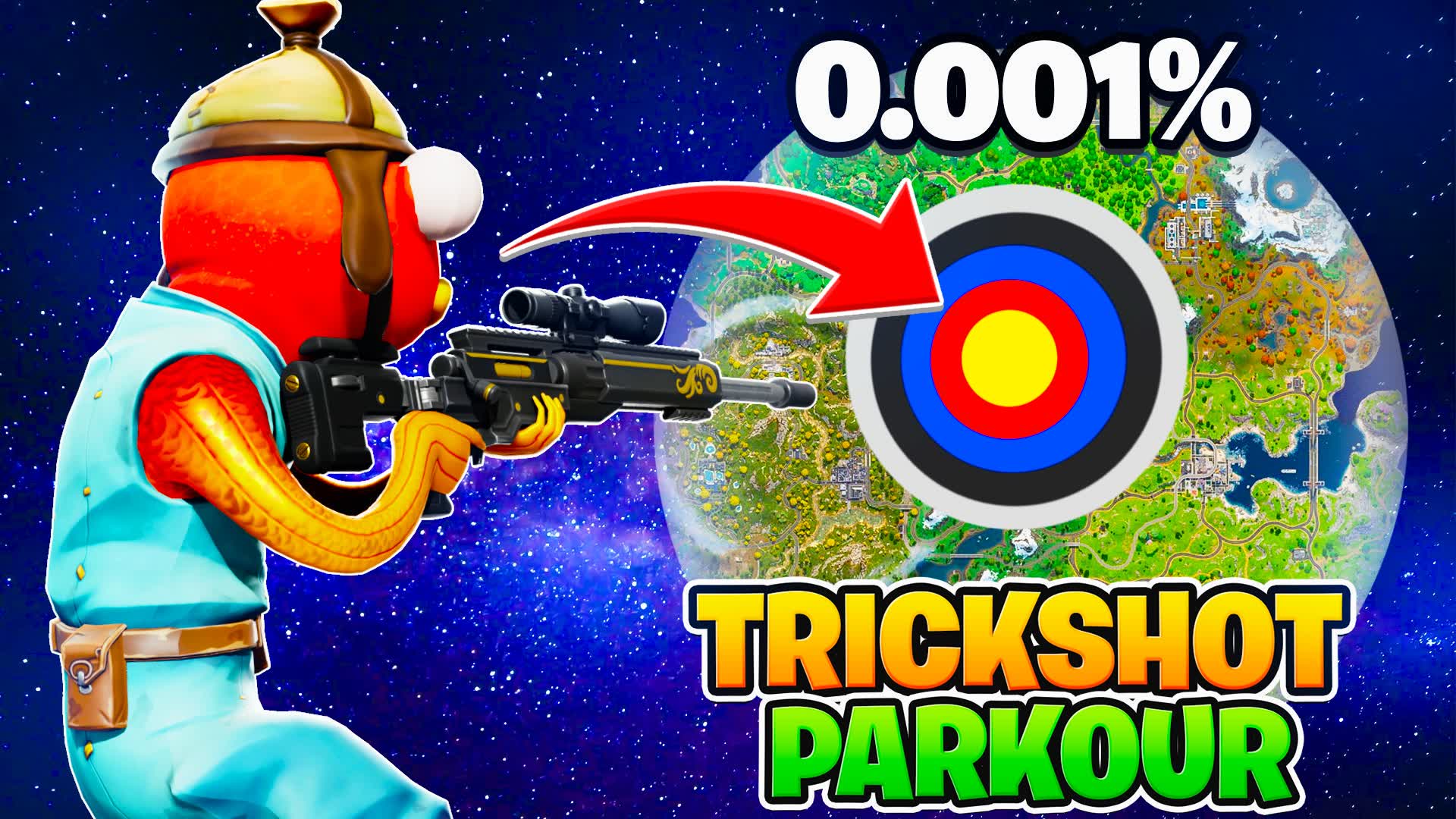 MEGA TRICKSHOT PARKOUR🎯100+LEVELS!