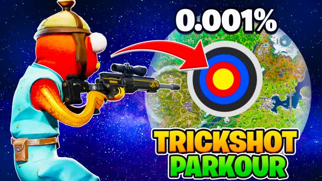 MEGA TRICKSHOT PARKOUR🎯100+LEVELS!